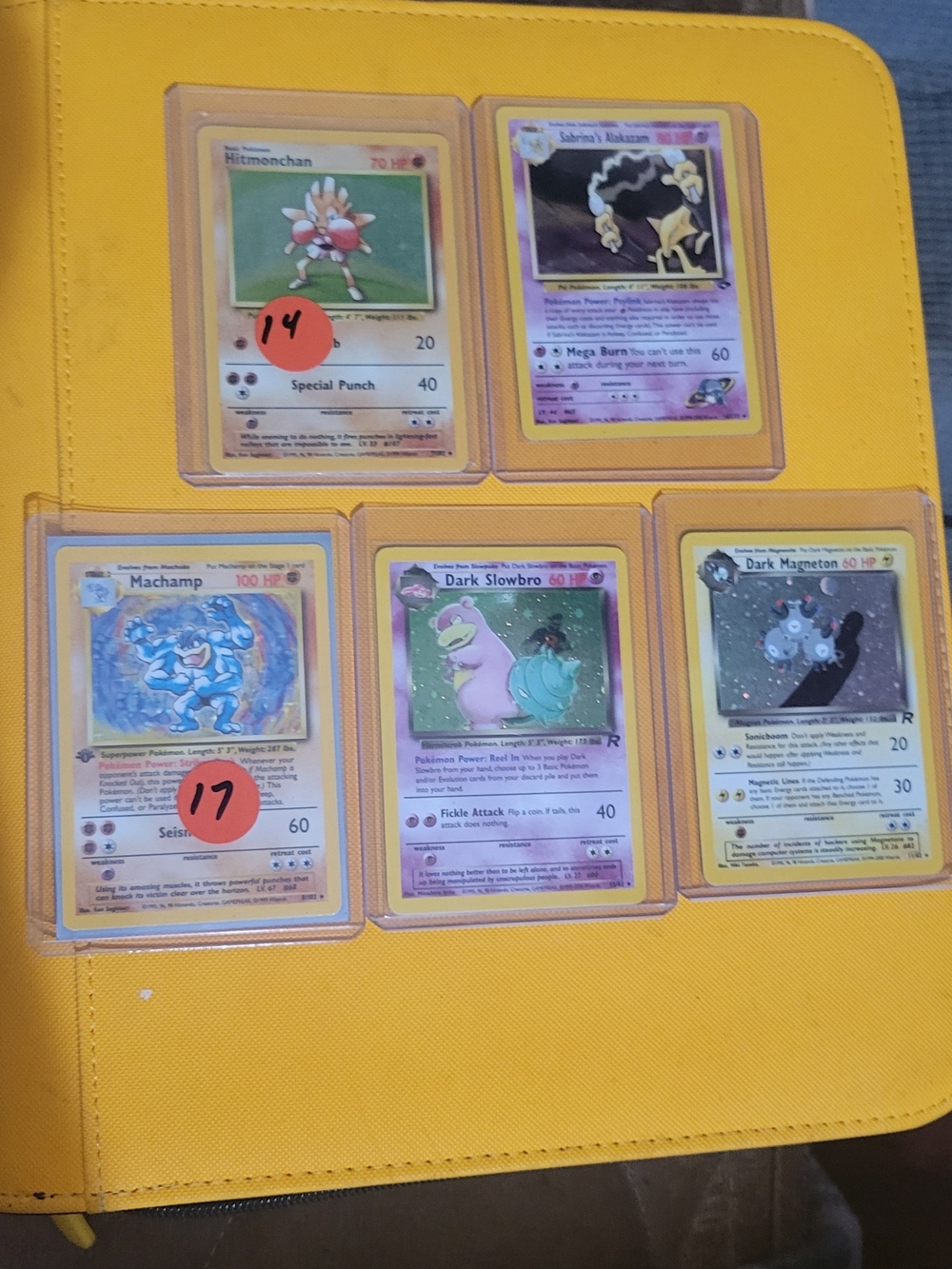 Pokémon Vintage 5 Cards